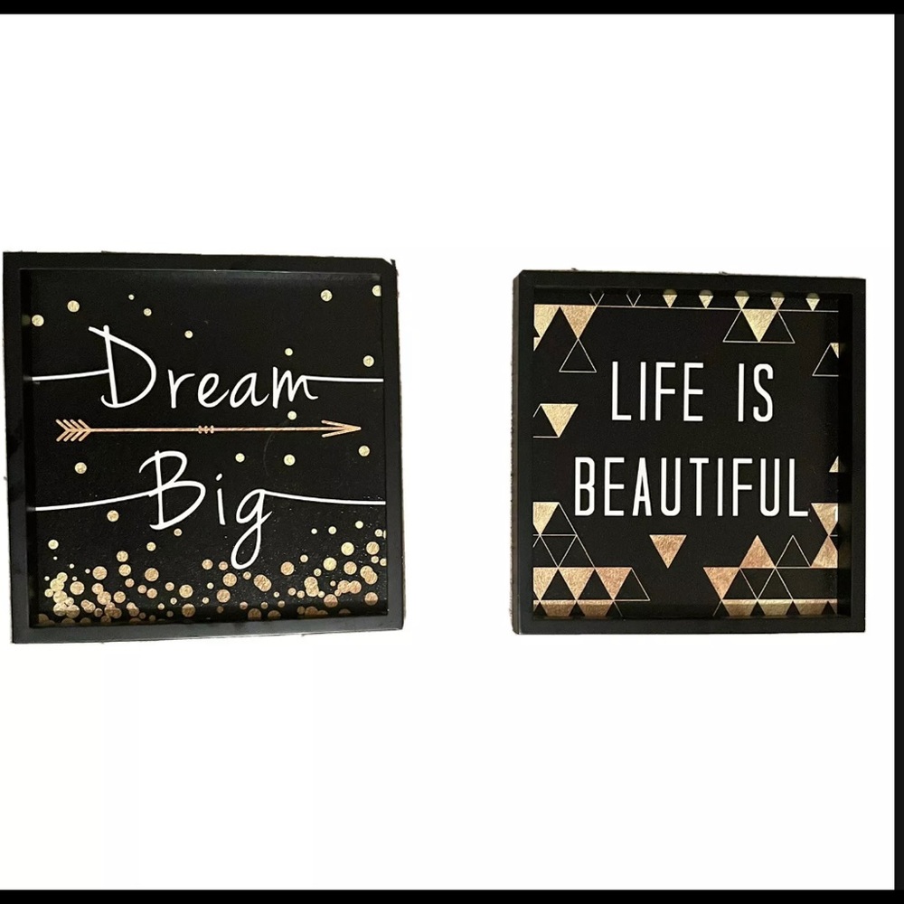 Gold Dream Big Canvas Wall Art Print